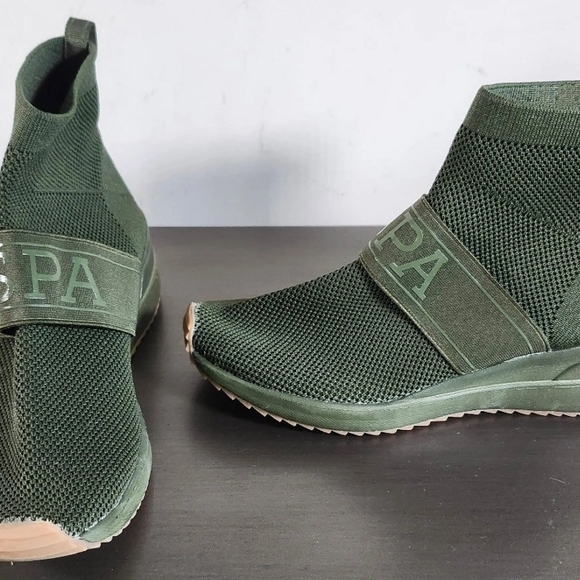 Polo by Ralph Lauren Green Ankle Boots - Picture 12 of 13